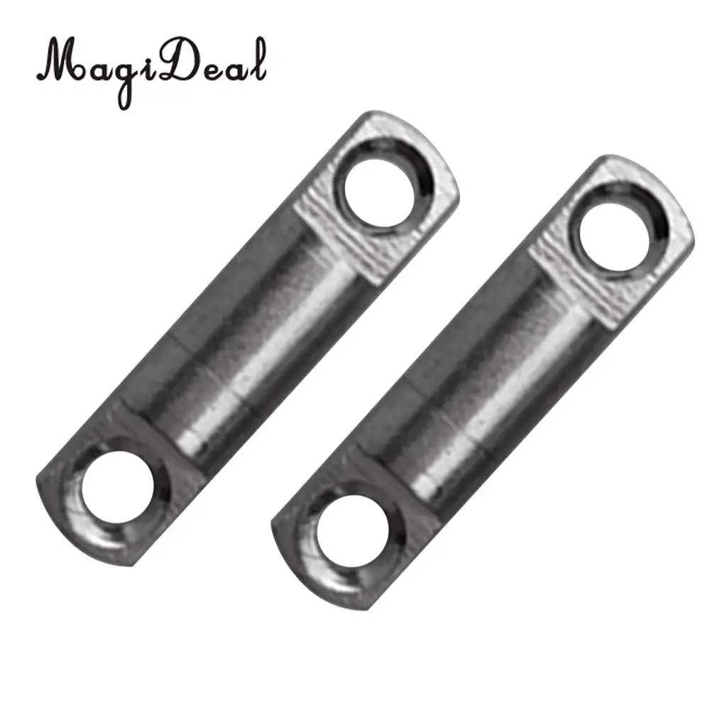 MagiDeal 2 Pieces Scuba Diving Finger Reel Line 360 Degree Rotatable Double Swivels Snorkeling for Kayak Boating Fishing Access