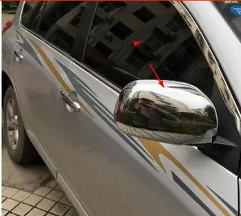 

FIT FOR 2006 2007 2008 2009 2010 2011 2012 TOYOTA RAV4 DOOR SIDE WING MIRROR CHROME COVER CAP REAR VIEW TRIM ACCESSORIES