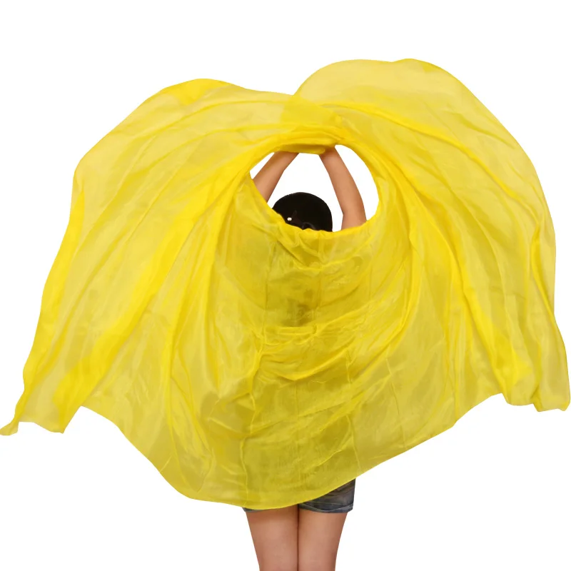 Высокое качество Шелковый костюм для танца живота вуали для танцев Женская Сексуальная вуаль оптом размер и цвет могут быть настроены - Цвет: As picture
