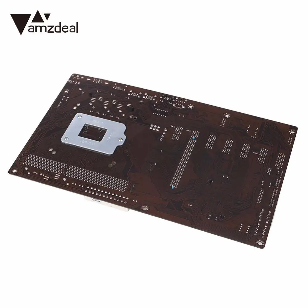 Amzdeal высокая скорость H81 6GPU Mining материнская плата расширитель Riser Card PCI E 1X 16 слотов