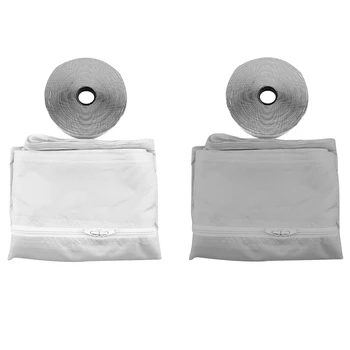 

for Mobile Air Conditioners Exhaust Air Dryers with Zip Clothing dust cover Window Airlock Sealing