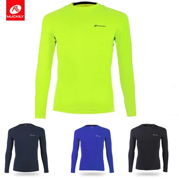 

NUCKILY Quick-dry Breathable Long-sleeved Cycling T-shirt Jerseys Men Women Spring Summer Mtb Bike Outdoor Sports Cycle Clothing