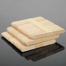 20/50 шт. палочка для мороженного, Плетеный абажур из натурального дерева палочка для эскимо детская игра Сделай Сам diy-творчества искусство мороженое, конфета на палочке Инструменты для торта кухня Аксессуары