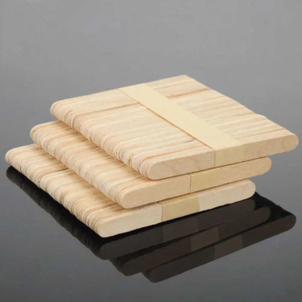 

20/50Pcs Ice Cream Sticks Natural Wooden Popsicle Stick Kids DIY Hand Crafts Art Ice Cream Lolly Cake Tools kitchen accessories