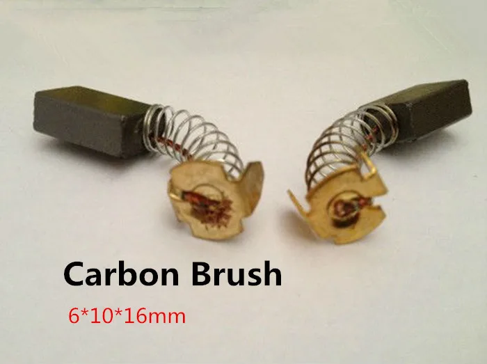 

Carbon Brush 6*10*16mm for Generic Electric Motor brush ,FREE SHIPPING 5Pairs