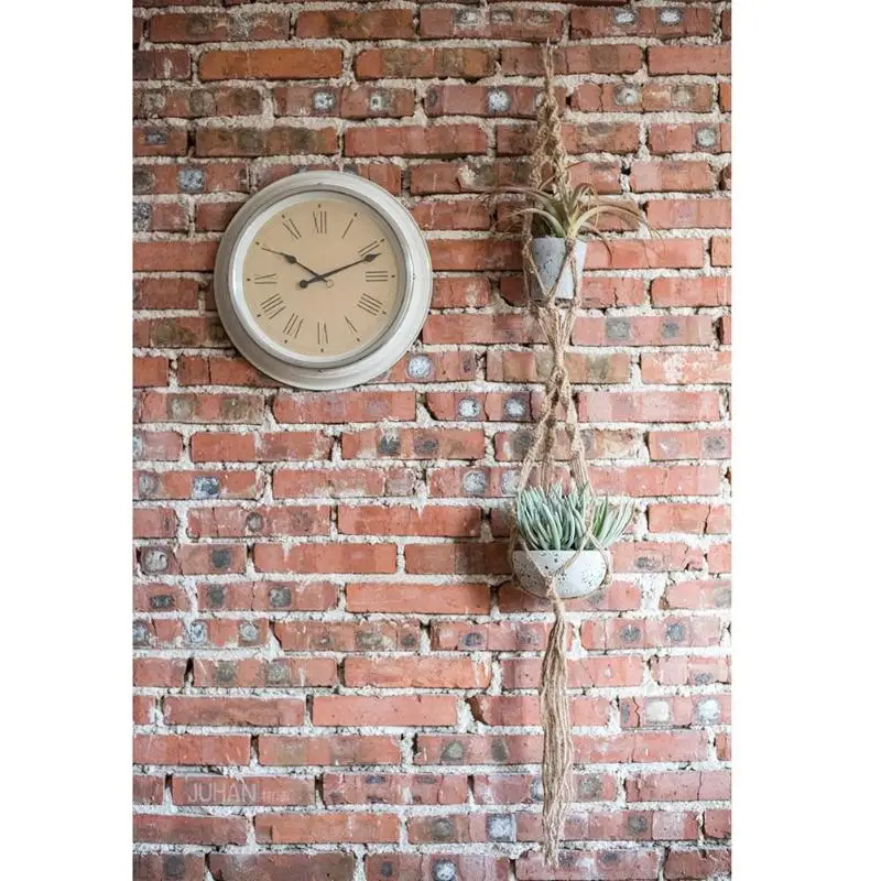 

Macrame Plant Hanger Flowerpot Holder Gardenpot Lifting Rope For Wall Decoration Countyard Garden Flower Hanging Baskets