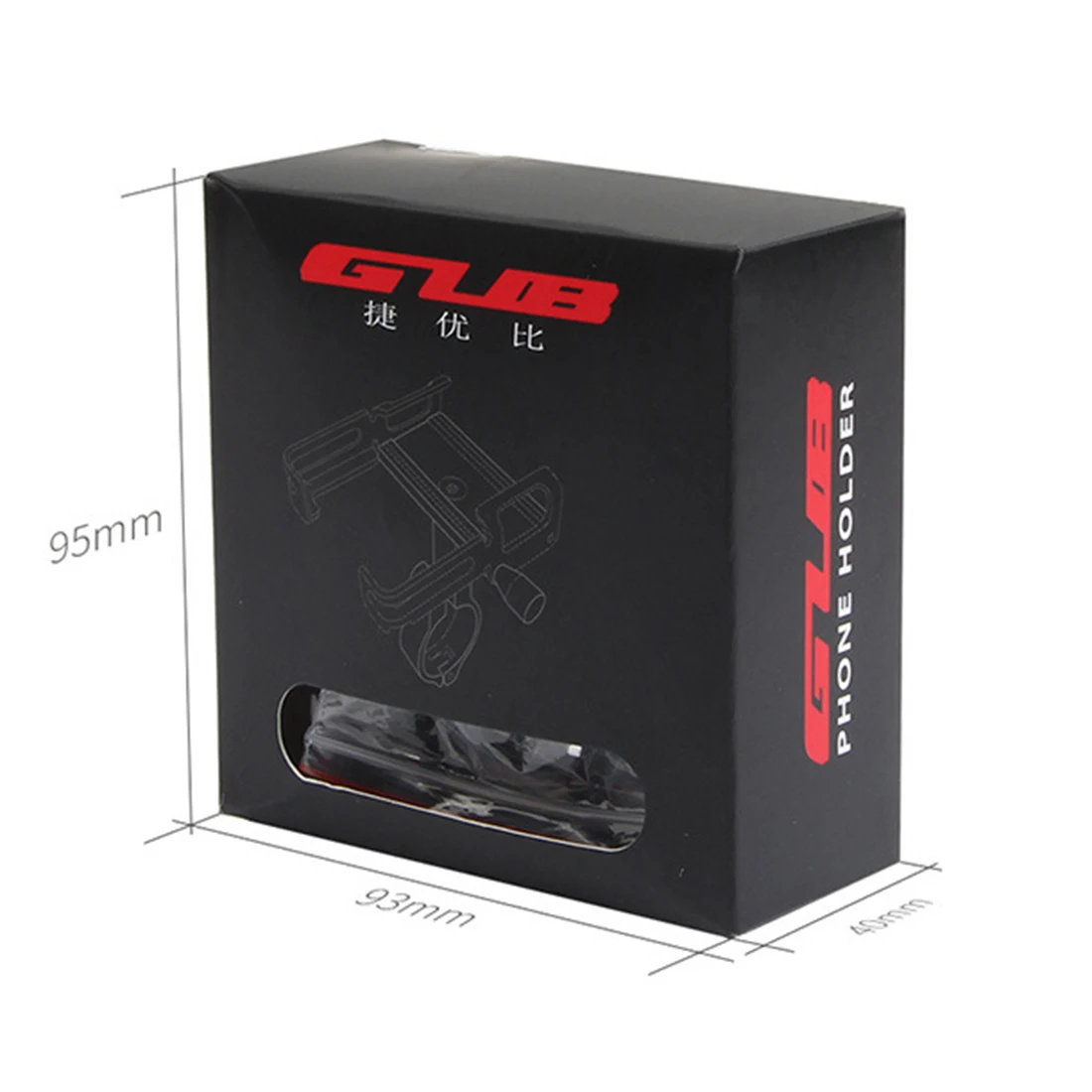  GUB P10 Bike Handy Halter Aluminium Motorrad Unterstützung GPS Halter-Titan Farbe