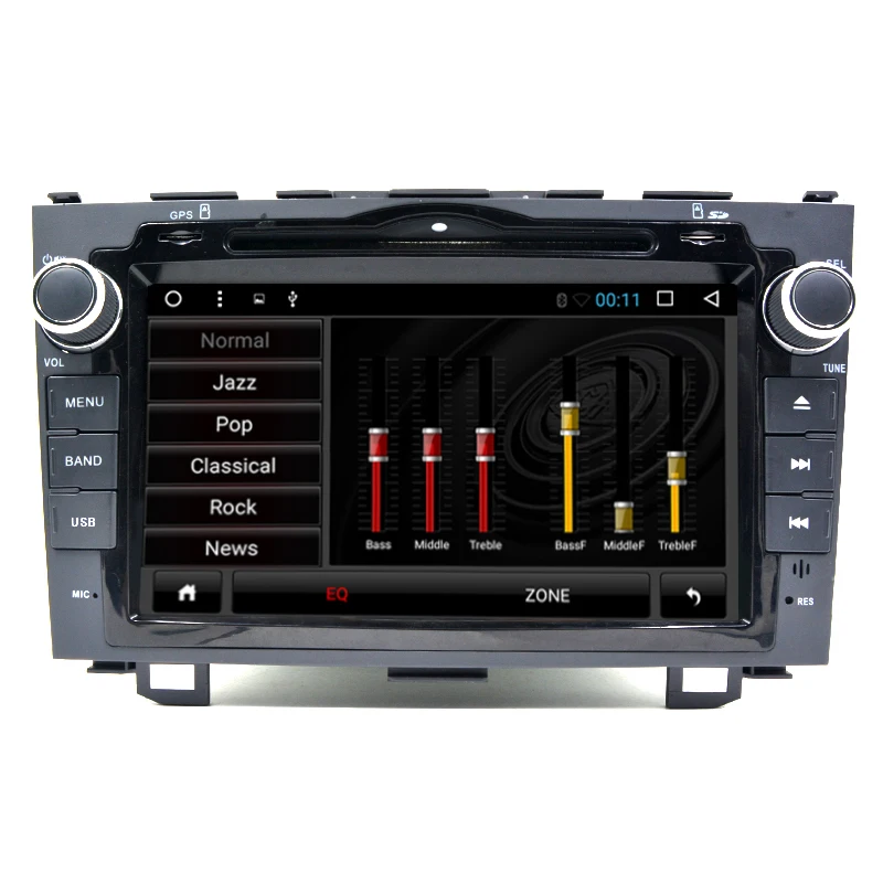 Top latest 2Din 4G WIFI BT SWC Android7.1 Car Stereo Radio for CRV stereo Player GPS Navi HeadUnit for Honda CR-V DVR reverse camera 3