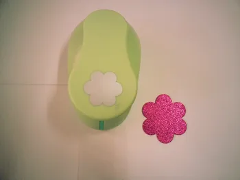 

free shipping 3 inch(7.5cm) flower shape of eva foam punch craft punch scrapbooking cutter troqueladora de papel paper punches