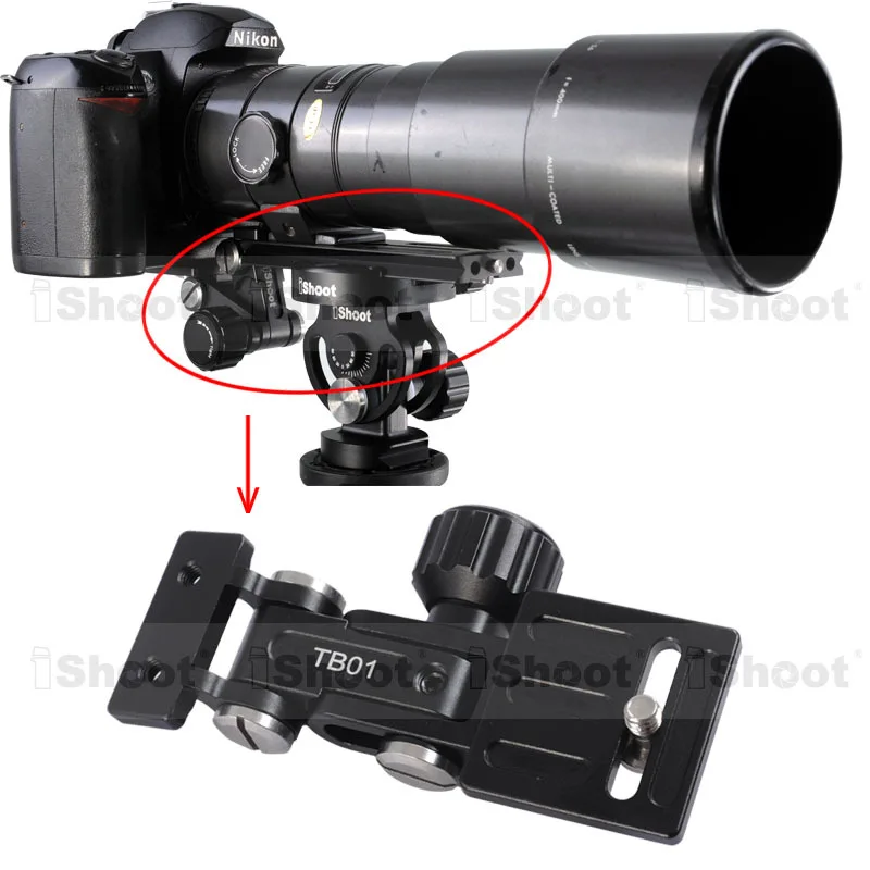 iShoot Telephoto Zoom Lens Bracket Long Focus Lens Support for Camera