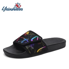YEINSHAARS/мужская повседневная обувь; шлепанцы; модные Вьетнамки; дышащие мужские летние пляжные шлепанцы; шлепанцы
