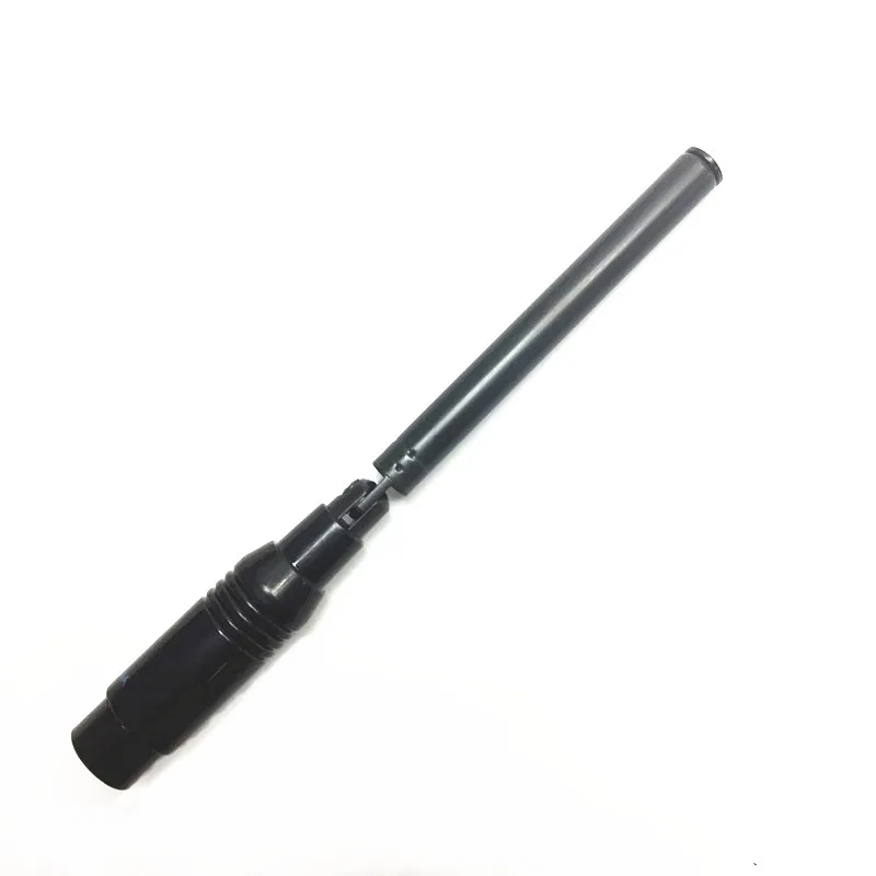 Черный Двухсегментная антенна 144/430 МГц для BF-UV3R TH-TH-UV3R для YAUSE VX1R VX2R VX 3R VX 5R радио - Цвет: Черный