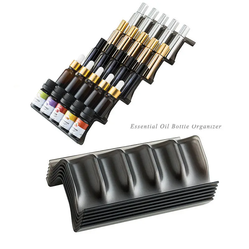 

1PC Plastic Frame for Roller Essential Oils Bottle Showing Perfume Bottle Holder Case Portable Container Organizer