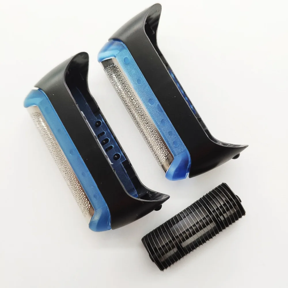 2 Фольга для бритвы с рамкой + 1 резак Braun Razor 10B/20B/20S Series 1000/2000 Blade бритья сетчатая