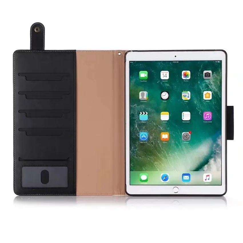

Case for iPad Air 3 2019, PU Leather Business retro stitching style Cover case for iPad Pro 10.5 inches+screen protector+pen
