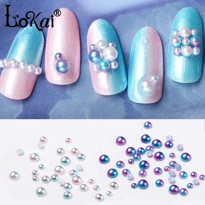 Semi Circulo De Perolas Beads Unhas Decoracao Gradiente Fundo Plano Studs Colorido Tamanho Misto Manicure 3d Decoracoes Da Arte Do Prego Beads Decor 3d Nail Art Decoracaodecoracoes Da Arte Do Prego Aliexpress