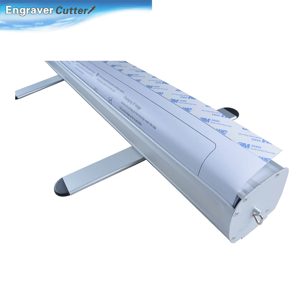 

8pcs/pack, Economy Standard Roll Up Banner Stand (33" W x 79" H) (Stand Only)