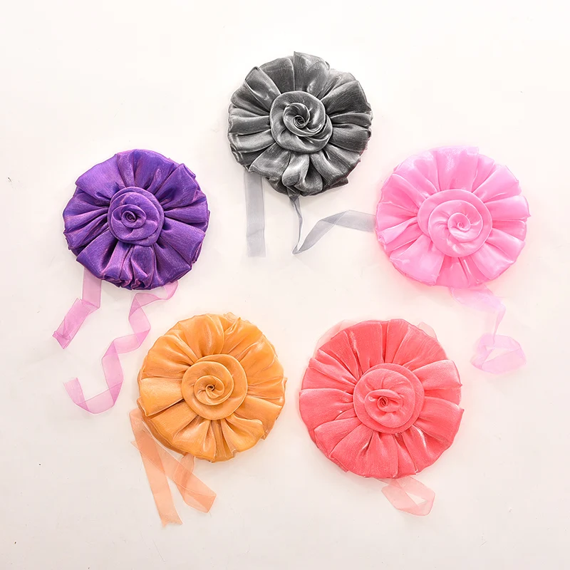 

Pactical 5 colors Practical Fashion Window Curtain Tieback Clip-on Rose Flower Tie Holder Drape Decoration Home Decor