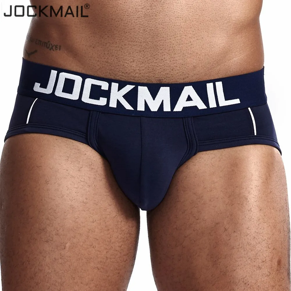 

JOCKMAIL Men Underwear Briefs Mens Underpants Cueca Masculina U Pouch Slips Male Panties Mens briefs Gay Underwear jock strap