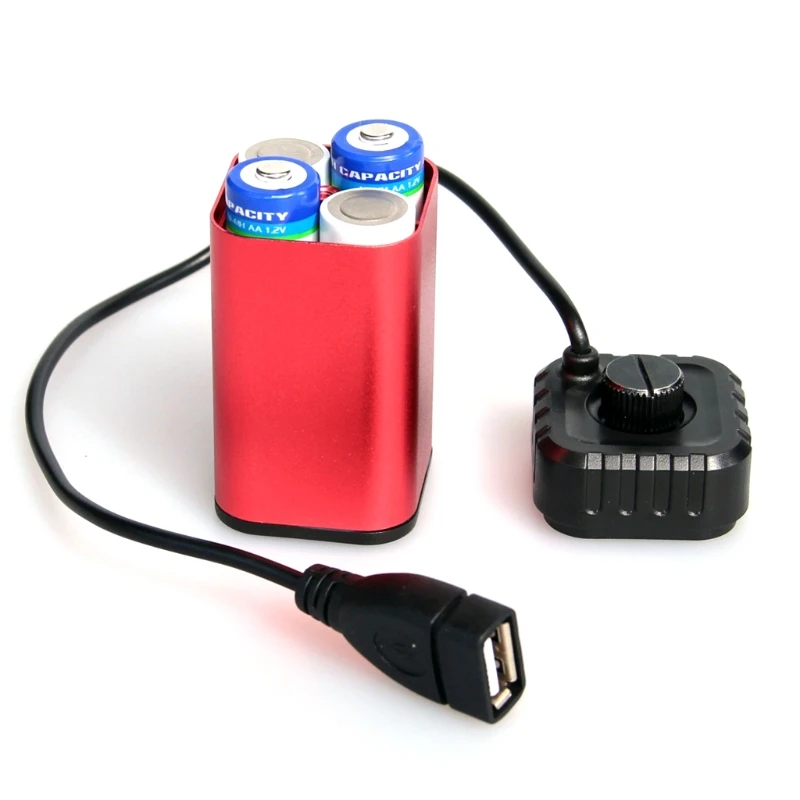 OOTDTY водонепроницаемый 5 в USB портативный 4X AA зарядное устройство держатель