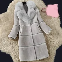 2018 Winter New Women Faux Fox Fur Coat Turn-Down Collar Ladies Long Sleeve Warm Jackets Casual Thicken Faux Mink Fur Coats 2018 Winter New Women Faux Fox Fur Coat Turn-Down Collar Ladies Long Sleeve Warm Jackets Casual Thicken Faux Mink Fur Coats