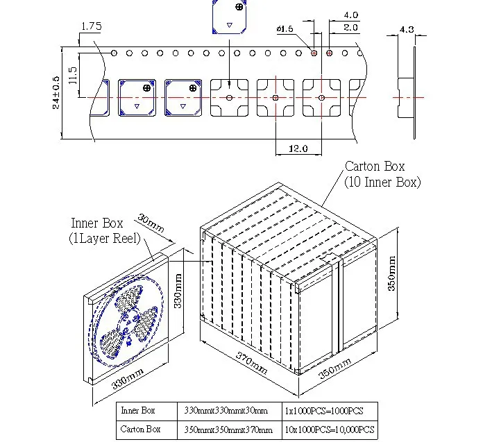 Buzzer da microplaqueta, chifre pequeno de smd,