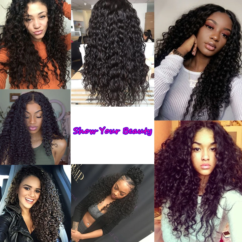 Beaufox Brazilian Water Wave Bundles With Frontal Closure 3pcs Human Hair Bundles With Closure Remy Lace Frontal With Bundles Beaufox Brazilian Water Wave Bundles With Frontal Closure 3pcs Human Hair Bundles With Closure Remy Lace Frontal With Bundles