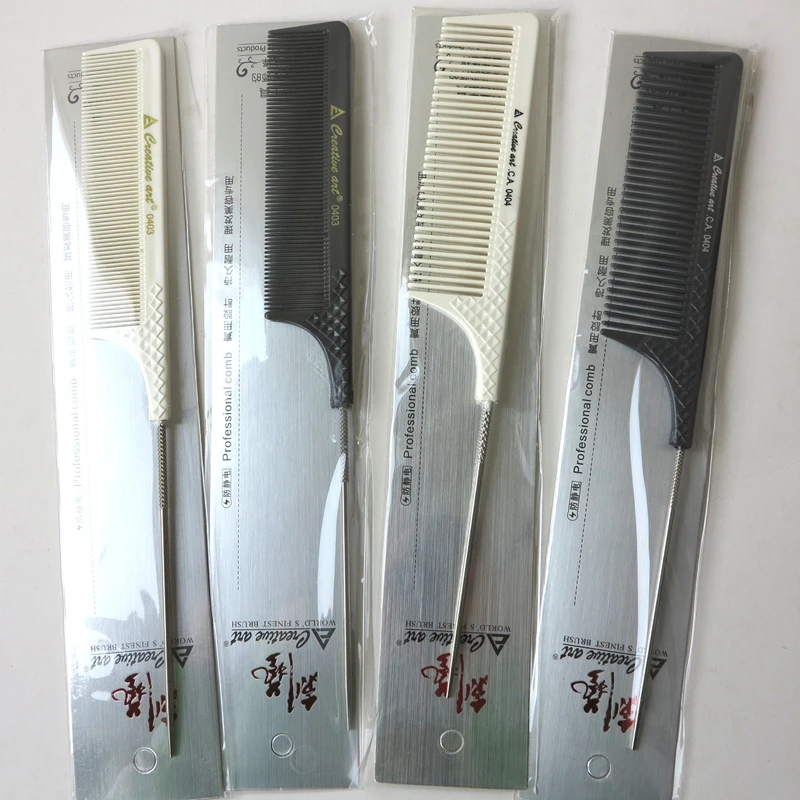 Metal handle Pointed tail comb 5