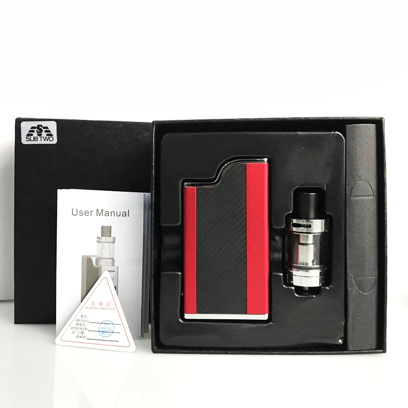SUB TWO 150 Вт бокс мод VAPE Kit 1500 мАч встроенный аккумулятор с емкостью 2 0 мл электронная