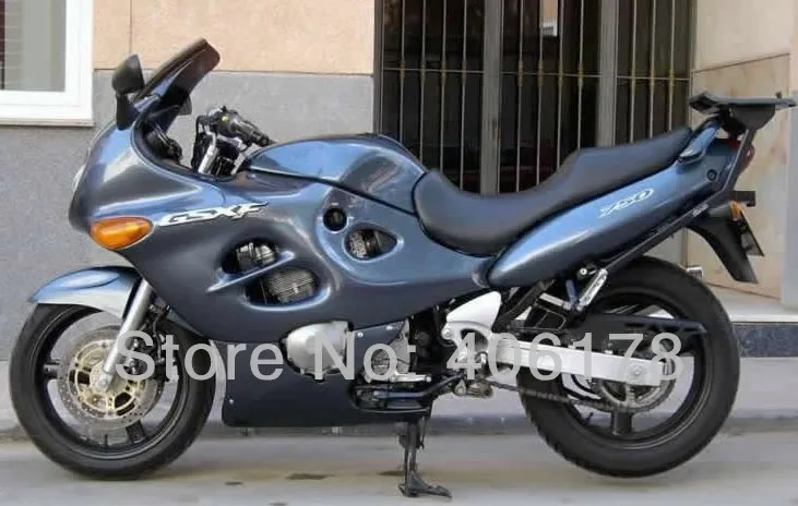Полный комплект 600F 05 06 GSXF750 03-06 для Suzuki GSXF 750 2005 2006 серые послепродажные Обтекатели