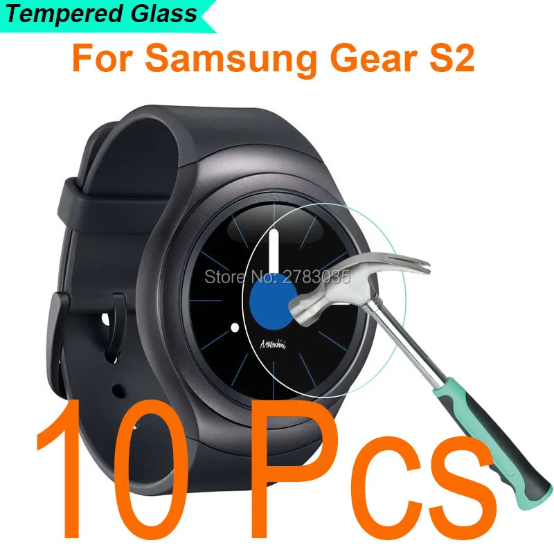 10Pcs For Samsung Gear S2 / Classic SmartWatch 9H Hardness 2.5D Ultra
