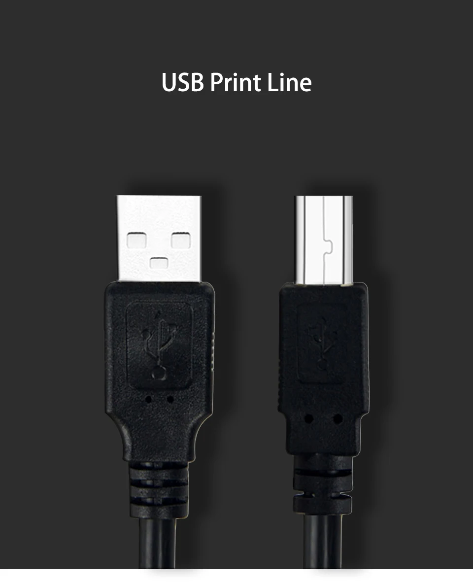 2018 New Arrivals USB Print Line 2.0 Data Line High Speed Square Mouth USB Printer line For Fax Machine Scanner Multifunctional (1)