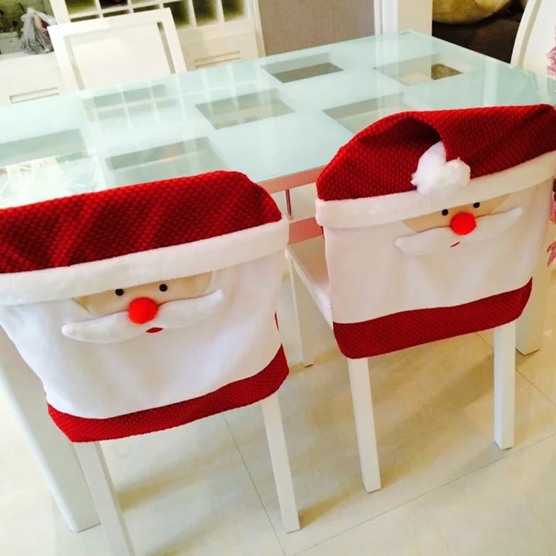 gorros de navidad para sillas de comedor dining chair covers christmas