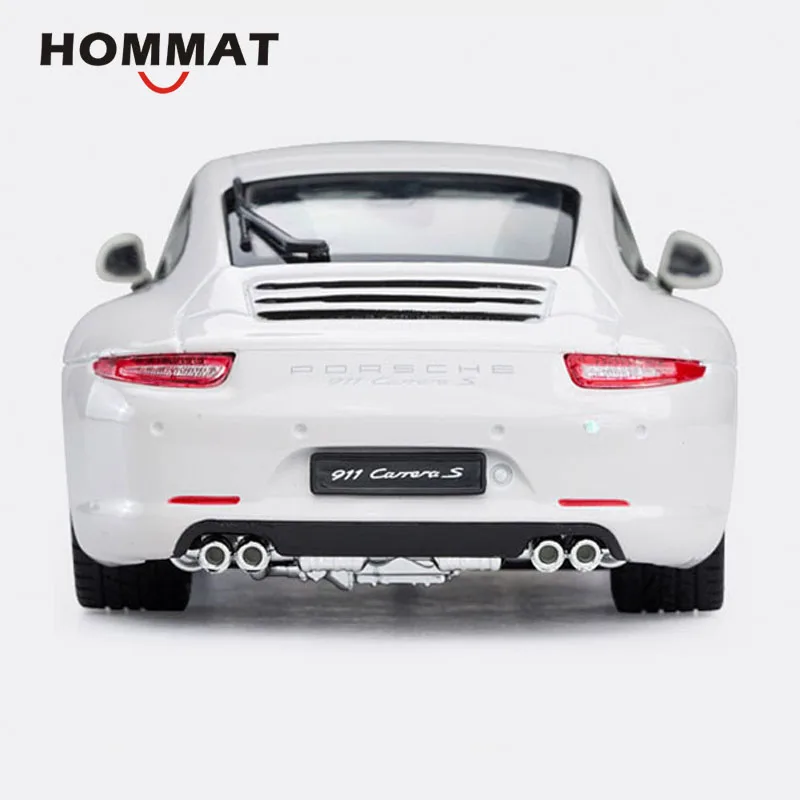 Модель автомобиля HOMMAT 1:24 911 Carrera S Спортивная модель из сплава Коллекционные
