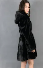 2016 new fur coats mink coat genuine fur coat with a hood mink fur coats natural