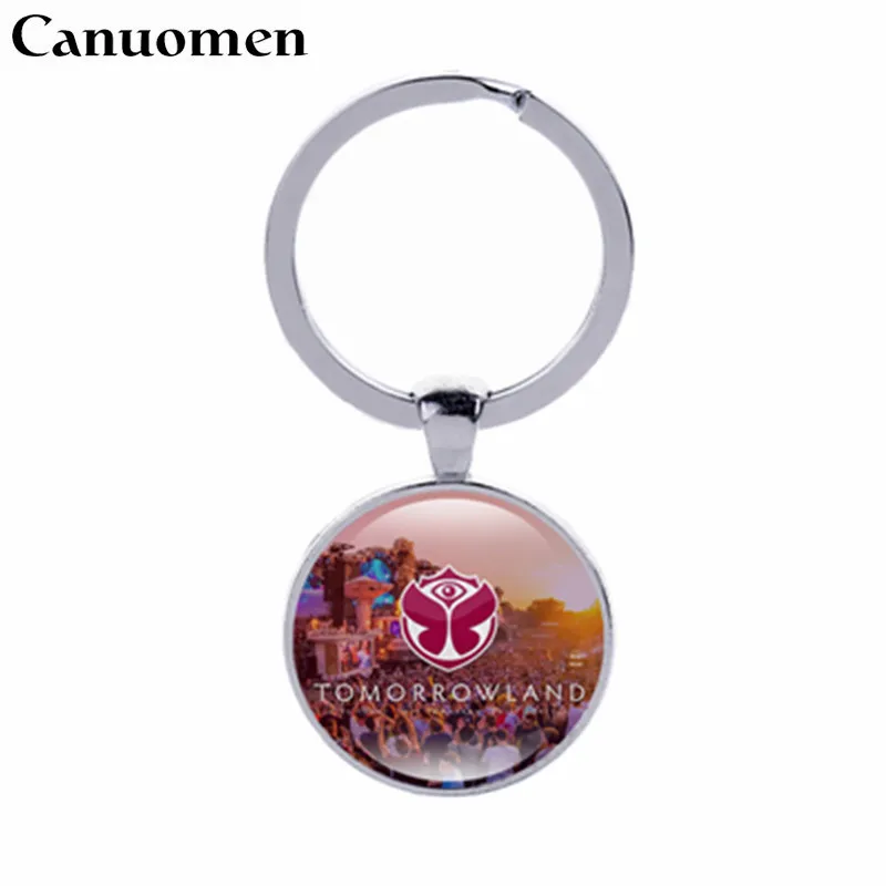 

Canuomen 2019 Tomorrowland Music Festival Keychains Boom Belgium DJ Party TML Souvenir Gifts for Fans Fashion Keyrings Jewelry