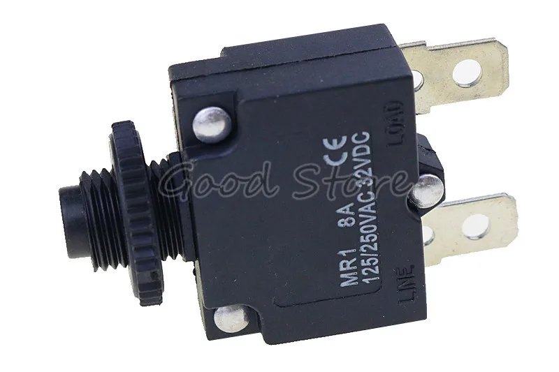 light sensor switch 1PCS thermal switch circuit breaker overload protector MR1 8A 125/250VAC 32VDC overload switch dimmable light switch Wall Switches