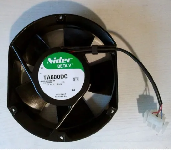 Новый вентилятор Nidec с двумя шариками для DC24V TA600DC 1.4 МП 127*151*51 мм двойным шаром