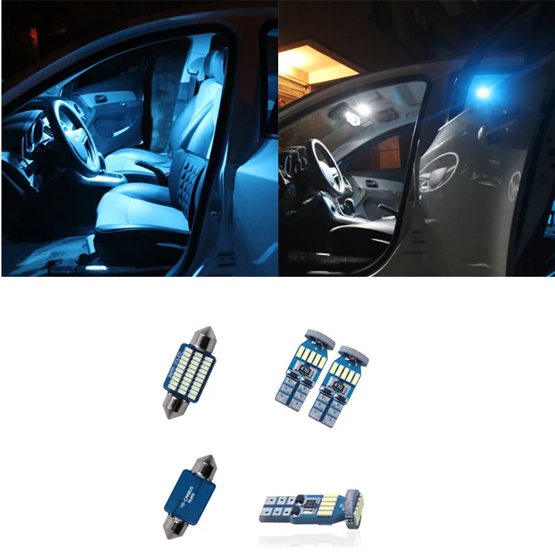 

17PCs For BMW E60 E61 M5 525i 2004-2010 Canbus Premium Pack LED Interior Ceiling Light Accessories Bulb Lamp Vanity Mirror