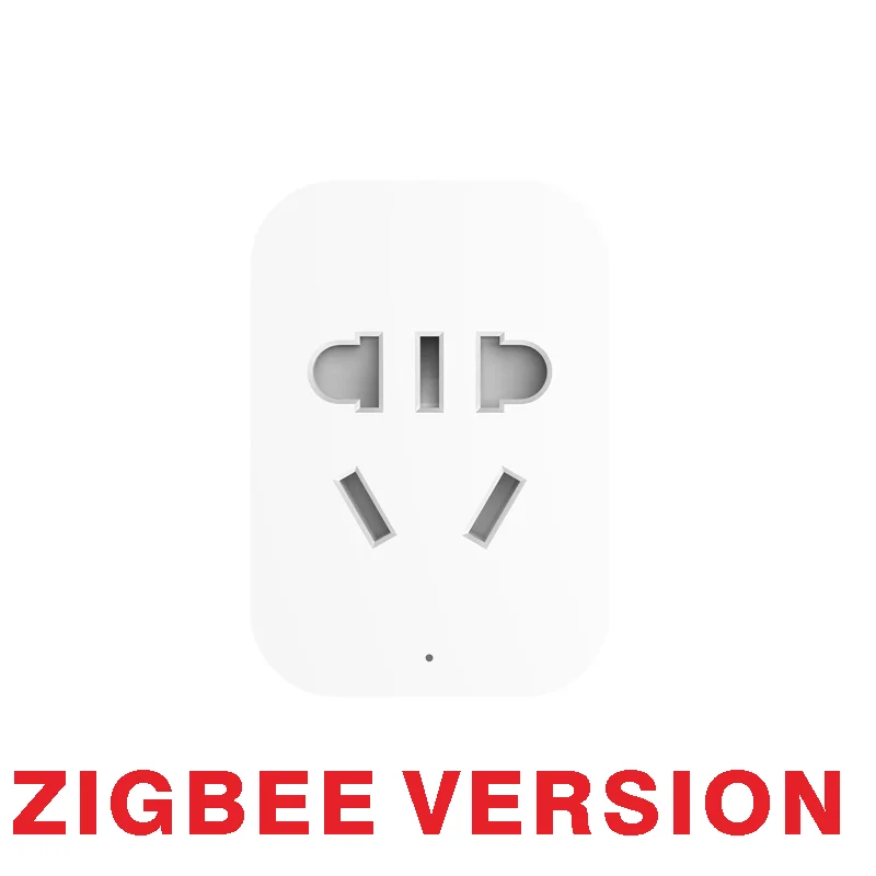 Оригинальные Xiaomi Mi умная розетка приложение дистанционное управление таймер мощность Plug обнаружения ZigBee Версия светодиодный индикатор - Цвет: ZIGBEE Socket