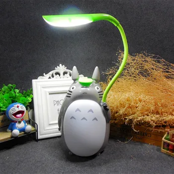 

Cartoon My Neighbor Totoro USB Rechargeable Lamp Creative Two Use Nightlight Miyazaki Kid Learning Table lamp Nightlight