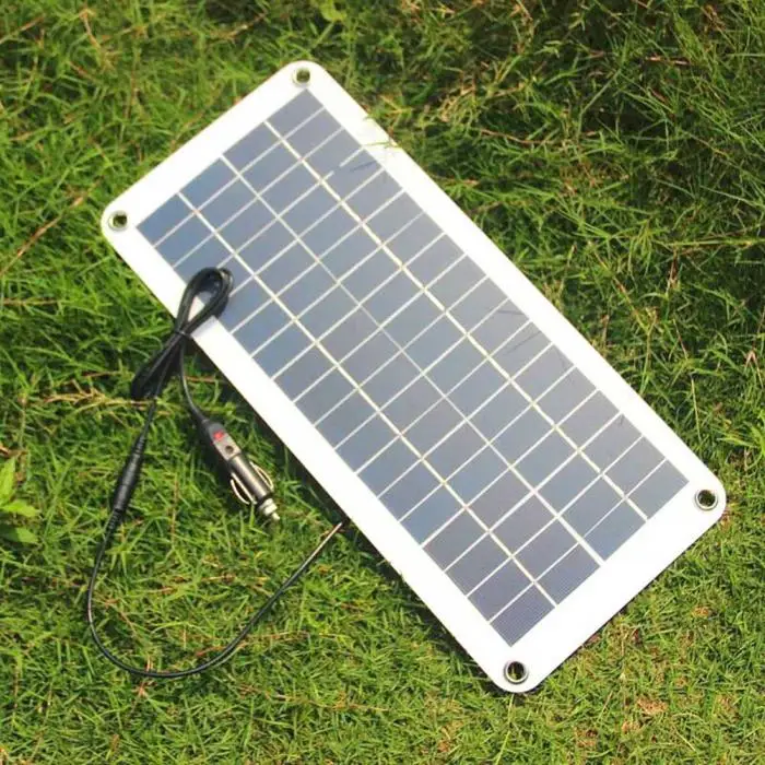20 Вт Панели солнечные от 12 В до 5 В пост USB зарядное устройство для аккумулятора для автомобиля Лодка Караван Питание PAK55
