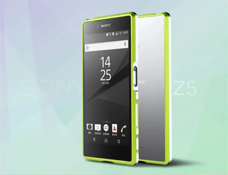 Чехол бампер для Sony Xperia Z5 металлическая рамка чехол Z 5 E6603 E6633 E6653 Dual E6683 2 дюйма|case