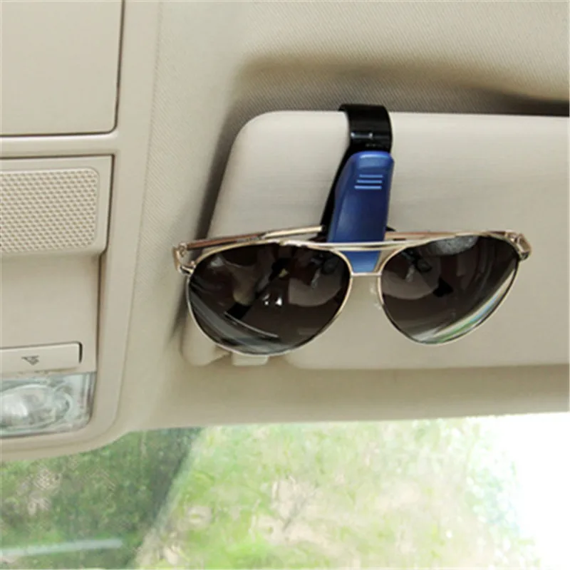 Car glasses holder clip sun shade useful interior car tool in Glasses
