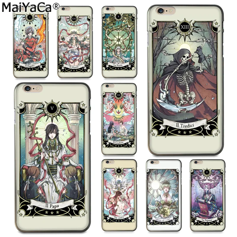 

MaiYaCa Egypt mysterious Tarot Divination Newest Luxury phone case for iphone 11 pro 8 7 66S Plus X 5S SE XS XR XS MAX Cover