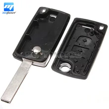 3 BUTTON REMOTE KEY FOB CASE SHELL UNCUT BLADE FOR CITROEN C4 GRAND PICASSO NEW