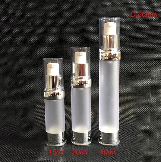 Download 100pcs 20ml frosted airless bottle with UV silver pump and ...