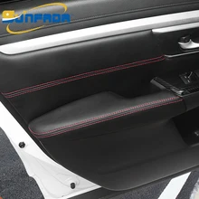 SUNFADA топ из микрофибры кожаный дверной панель/подлокотник защитный чехол для автомобиля-Чехлы для HONDA CR-V CRV 5th Gen Facelift