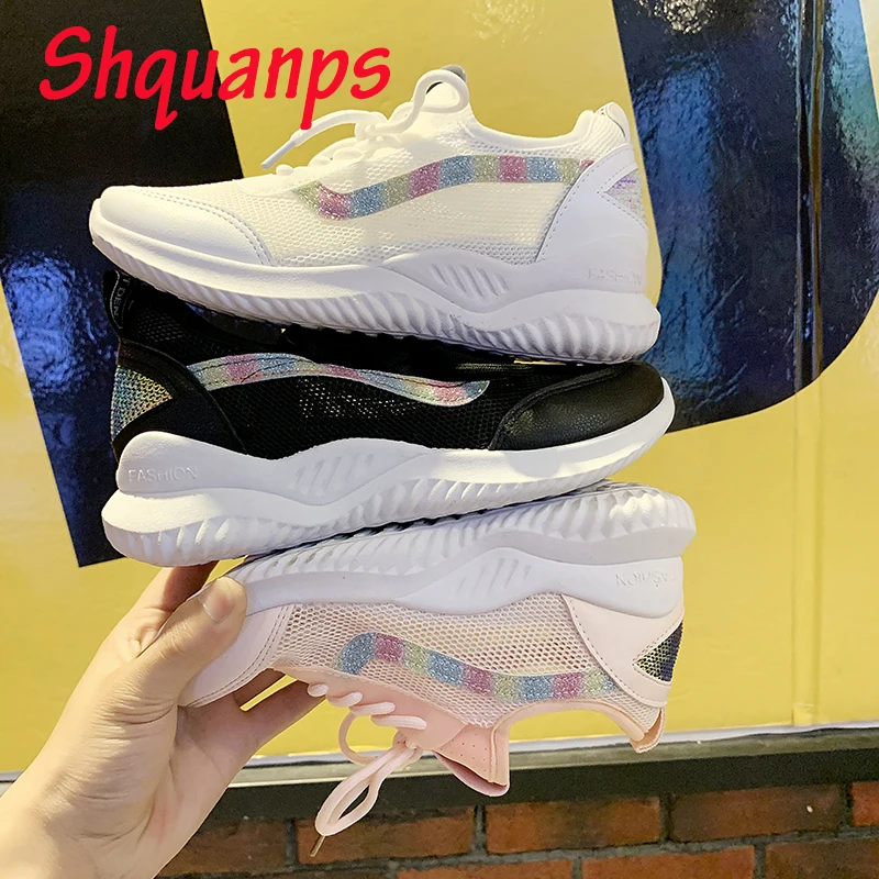 

Shoes Women Casual Espadrilles Flat Sneakers Female Lace-Up White Shoes Footwear Scarpe Donna Design Schoenen Vrouw Dropshiping