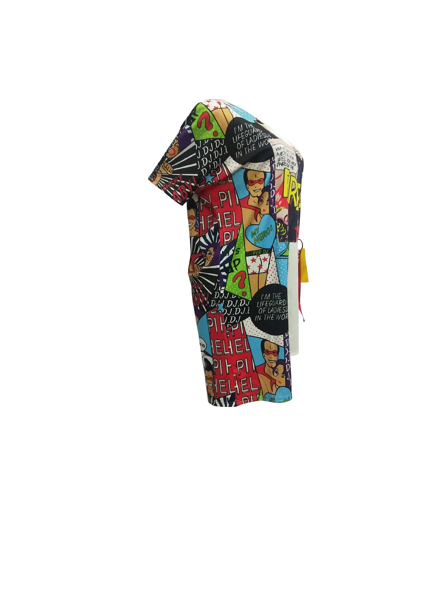 Африканская мода, принтованное женское платье-футболка, летнее платье с коротким рукавом, необычное платье, S-XXL размер, повседневное прямое платье, халаты CM553